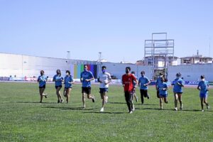 Entrenamiento atletismo en el Foro Iberoamericano 2