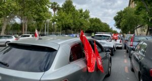 Protesta de personal de Correos en Huelva 2