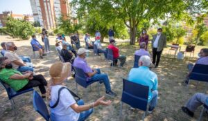 Reunion del alcalde con hortelanos