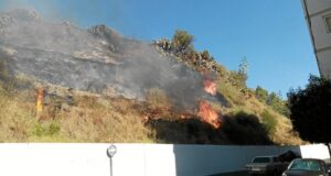 Incendio en las laderas del Conquero2