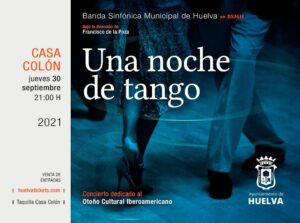 Cartel Una noche de tango