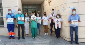 Protesta en los centros de salud de Huelva 1