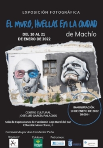 220110. Cartel anunciador de la exposicion que organiza el Ateneo de Huelva en Fundacion Caja Rural del Sur.