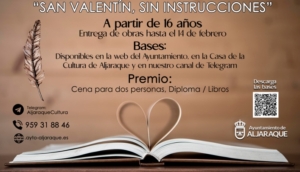 Certamen Literario ‘San Valentín, sin instrucciones’