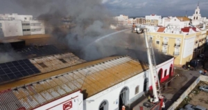 Incendio en Isla Cristina