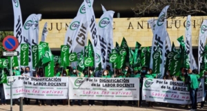 Protesta Educacion del sindicato CSIF 4