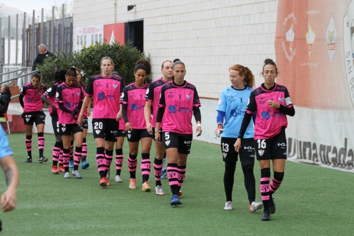 Jugadoras del Sporting Huelva.