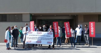 Protesta CCOO por la sanidad en Huelva