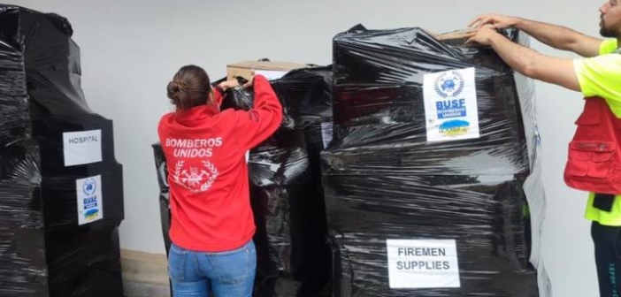 BUSF responde a la emergencia de Ucrania con el envío de 8 toneladas de material sanitario