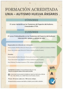 formación autismo cursos UNIA