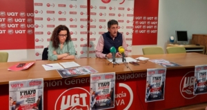 Llamamiento UGT CCOO Primero Mayo Huelva