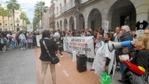 protesta Huelva sanidad pública digna