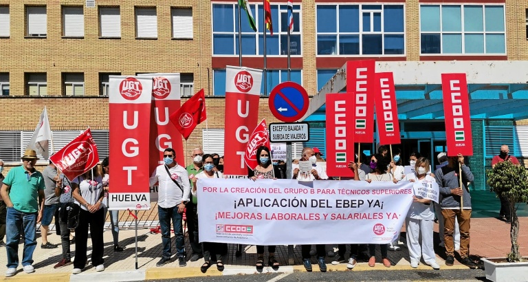 protesta ccoo ugt hospital riotinto