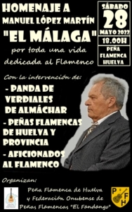 homenaje manuel lopez flamenca huelva