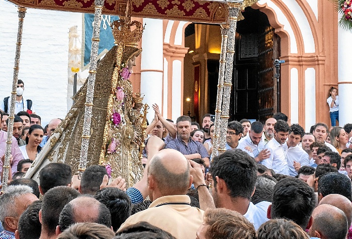 video imagenes virgen rocio almonte