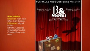 Este sábado, noche de risas en el Teatro del Mar con la comedia ‘13&Martes’