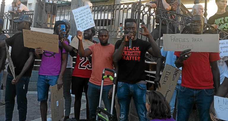 protesta huelva muerte inmigrantes melilla