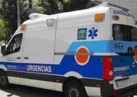Dos hospitalizados por un incendio en un piso de Huelva