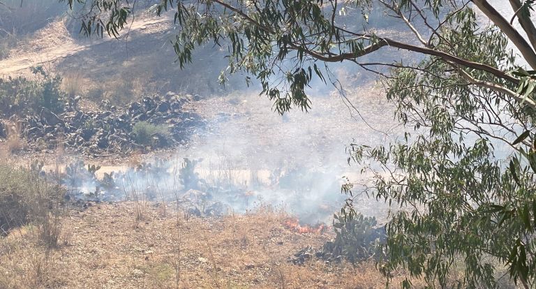 Incendio en las laderas del Conquero en Huelva7