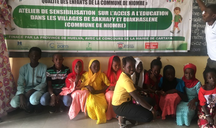 Diputación contribuye a mejorar la educación en aldeas de Senegal 