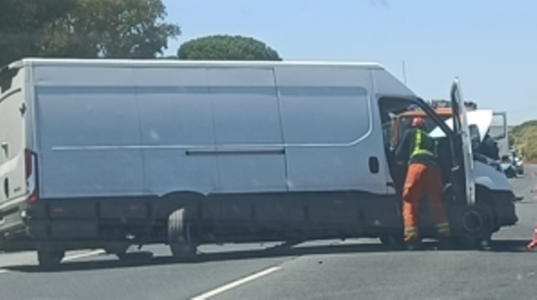 espectacular accidente huelva mazagon