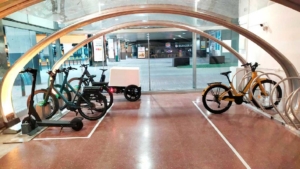 La estación de tren de Huelva contará con un aparcamiento seguro de bicicletas