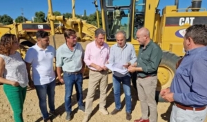 Burgos: "Los arreglos de caminos rurales son clave para el sector agrario"