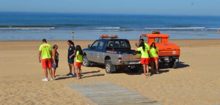 Las playas de Punta Umbría registran 33 rescates este verano