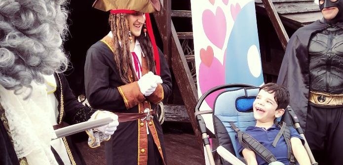 El pequeño Juanfran cumple su sueño de ser pirata