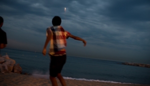 JOSE MANUEL NAVIA Playa de Barcelona en la noche de San Juan. Lugar donde cayó vencido don Quijote.