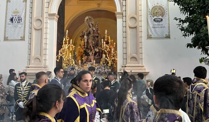 Imágenes de la procesión de la Virgen del Carmen en Huelva