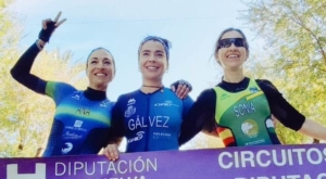 Manuel García y María del Pilar Gálvez conquistan el VIII Duatlón Cros 'Dolmen de Soto'