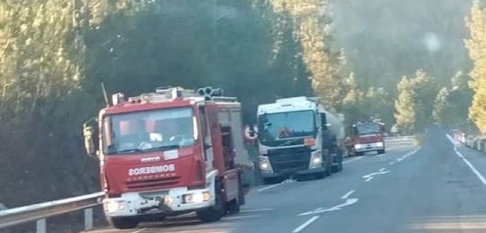 Camión mercancías peligrosas Huelva