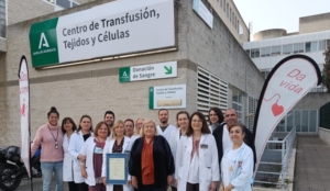 El Centro de Transfusión de Huelva revalida su acreditación de calidad en la atención