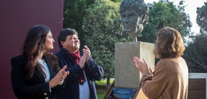 Jesús Quintero ya tiene su escultura en Huelva