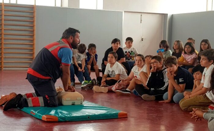 1.200 niños de Aljaraque se forman en RCP y Primeros Auxilios