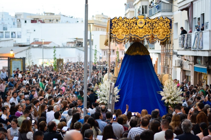 Virgen de Los Dolores en el Viernes de Dolores