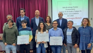 Ana Gómez y Manuel Antonio Martín, premios TFG y TFM de la Cátedra Fertinagro Biotech