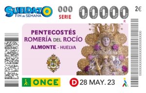 La ONCE va a dedicar el sorteo de fin de semana del próximo domingo, 28 de mayo, a la Romería del Rocío.