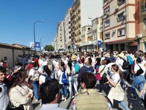 Imágenes de la salida al Rocío de la Hermandad de Huelva