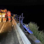 Un brutal accidente en la N-435 deja un muerto y un herido grave