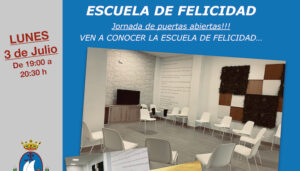 Cartel escuela felicidad