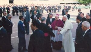 Maristas Huelva conmemora el 30 aniversario de la visita del Papa Juan Pablo II