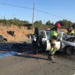 Un brutal accidente de tráfico deja un muerto y un herido en Gibraleón