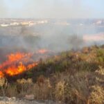 Fotogalería: Susto en Costa Eusuri por un incendio que ha arrasado una vivienda