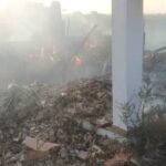 Fotogalería: Susto en Costa Eusuri por un incendio que ha arrasado una vivienda