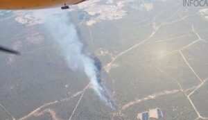 El incendio del paraje de Malpica quema 13 hectáreas de matorral