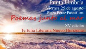 Este viernes, 'Poemas junto al mar' en Punta Umbría