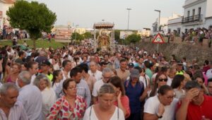 Imágenes del traslado de la Virgen de Montemayor hasta Moguer