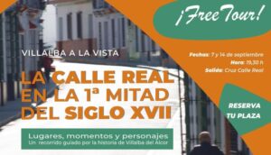 Gadeas organiza un free tour por la antigua calle Real de Villalba del Alcor